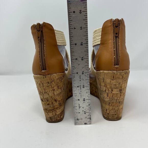 Steve Madden Elwyn Women's Cork Wedge Sandals - Picture 7 of 13